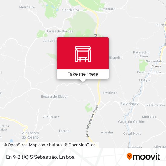 En 9-2 (X) S Sebastião mapa