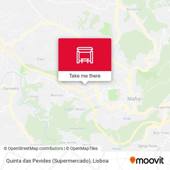 Quinta das Pevides (Supermercado) mapa