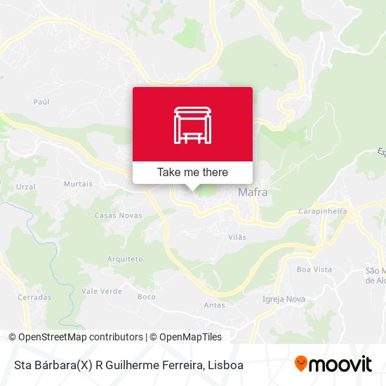 Sta Bárbara(X) R Guilherme Ferreira map