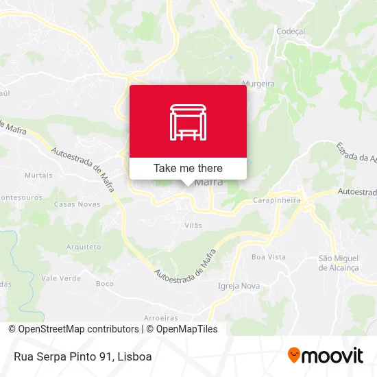 Rua Serpa Pinto 91 map