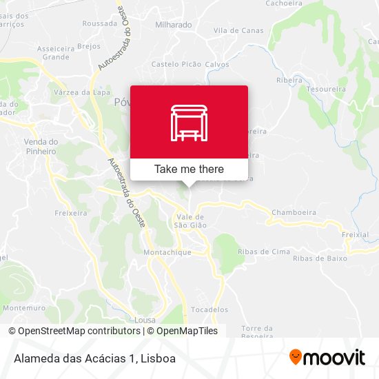 Alameda das Acácias 1 map