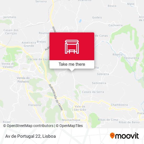 Av de Portugal 22 mapa