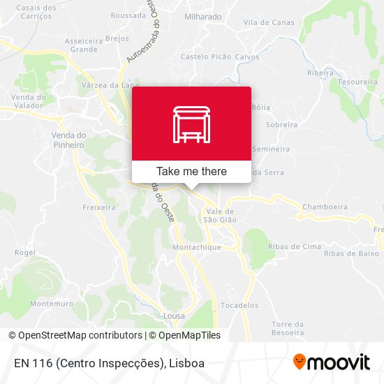EN 116 (Centro Inspecções) map