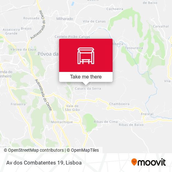 Av dos Combatentes 19 map