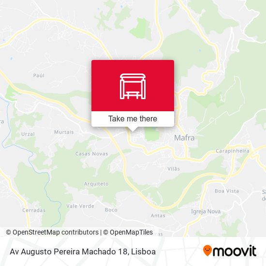 Av Augusto Pereira Machado 18 map