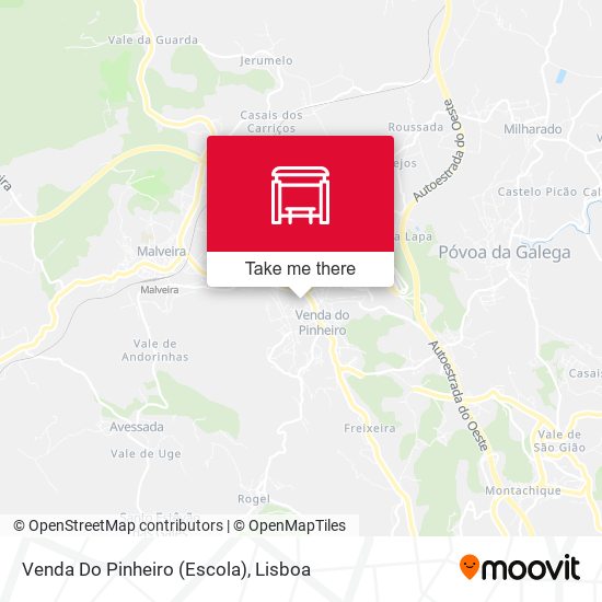 Venda Do Pinheiro (Escola) map
