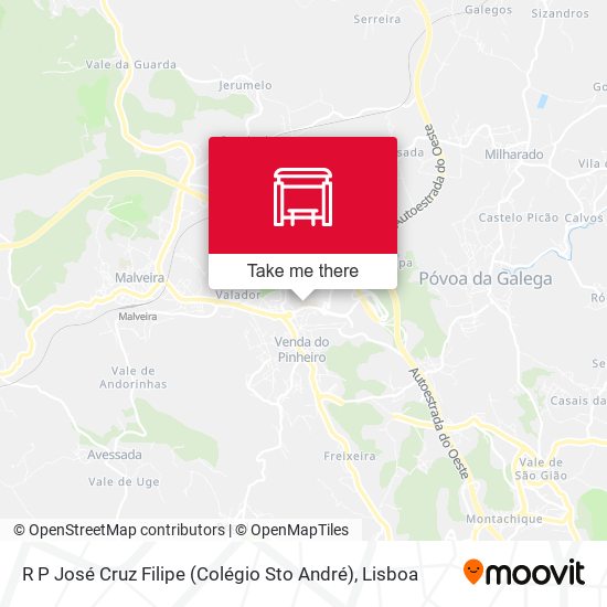 R P José Cruz Filipe (Colégio Sto André) map