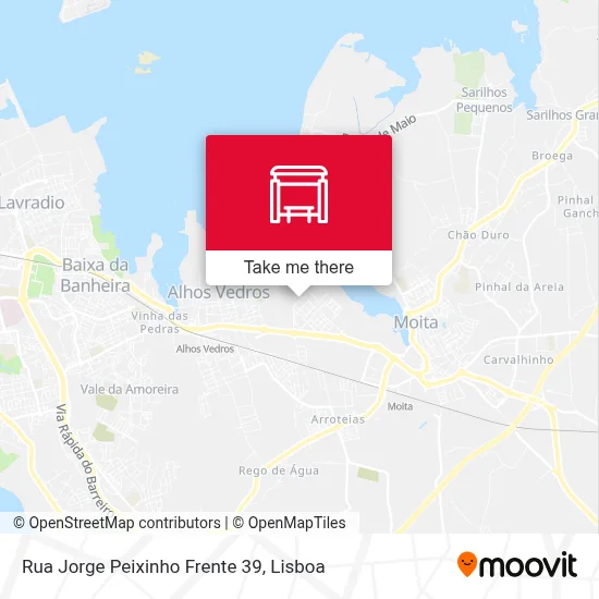 Rua Jorge Peixinho Frente 39 map