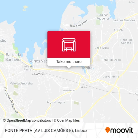 FONTE PRATA (AV LUIS CAMÕES E) map