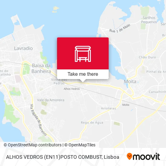 ALHOS VEDROS (EN11)POSTO COMBUST map