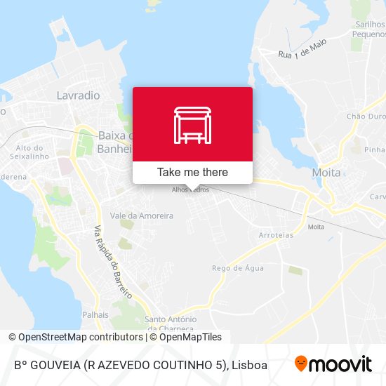 Bº GOUVEIA (R AZEVEDO COUTINHO 5) map