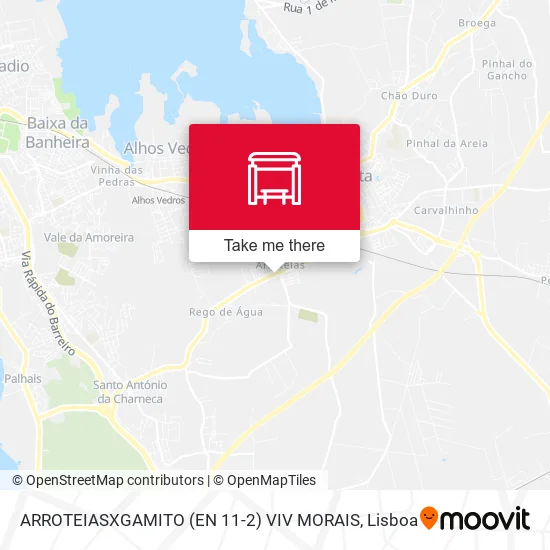 ARROTEIASXGAMITO (EN 11-2) VIV MORAIS map