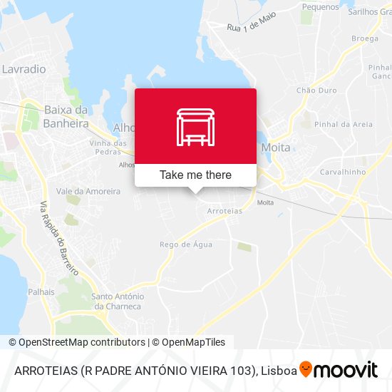 ARROTEIAS (R PADRE ANTÓNIO VIEIRA 103) mapa