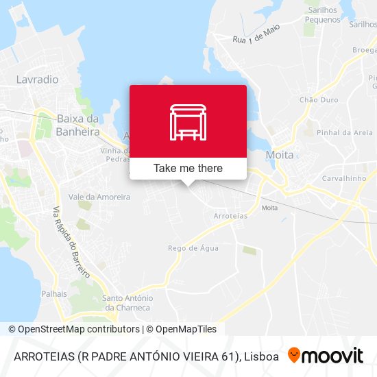 ARROTEIAS (R PADRE ANTÓNIO VIEIRA 61) map