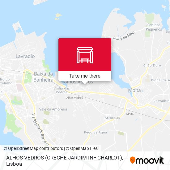 ALHOS VEDROS (CRECHE JARDIM INF CHARLOT) map