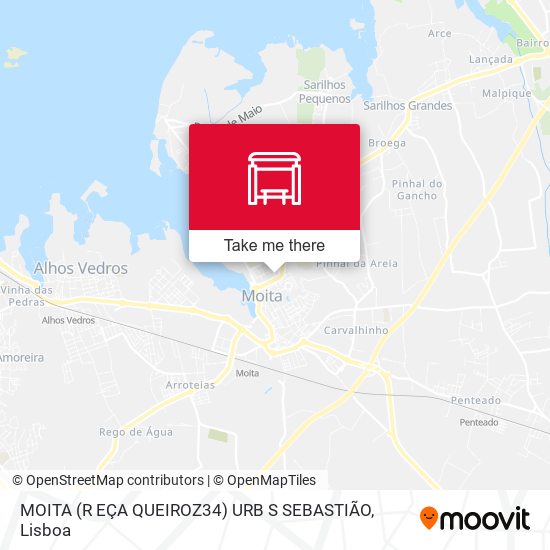 MOITA (R EÇA QUEIROZ34) URB S SEBASTIÃO mapa