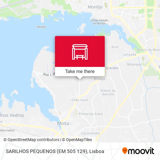 SARILHOS PEQUENOS (EM 505 129) mapa
