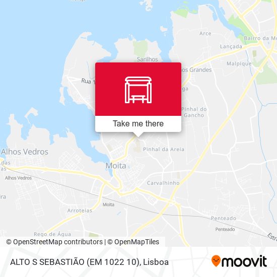 ALTO S SEBASTIÃO (EM 1022 10) mapa
