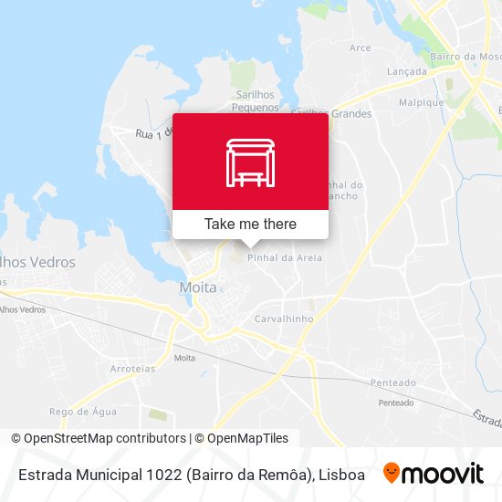 Estrada Municipal 1022 (Bairro da Remôa) map