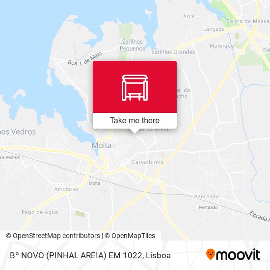 Bº NOVO (PINHAL AREIA) EM 1022 map
