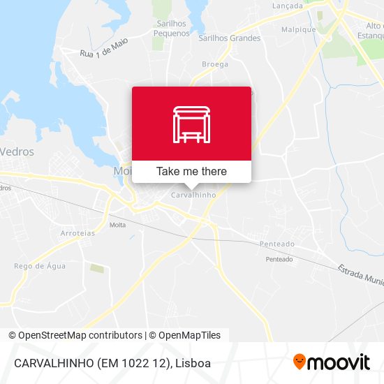 CARVALHINHO (EM 1022 12) mapa