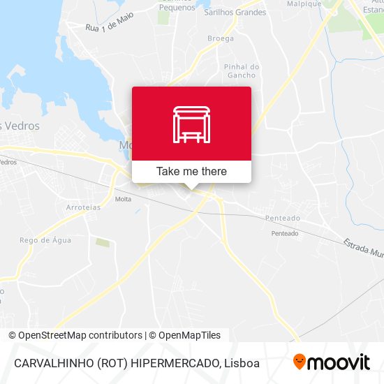 CARVALHINHO (ROT) HIPERMERCADO mapa