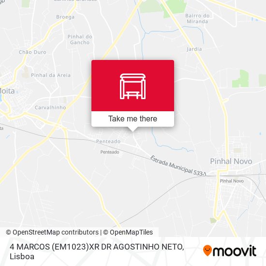 4 MARCOS (EM1023)XR DR AGOSTINHO NETO map