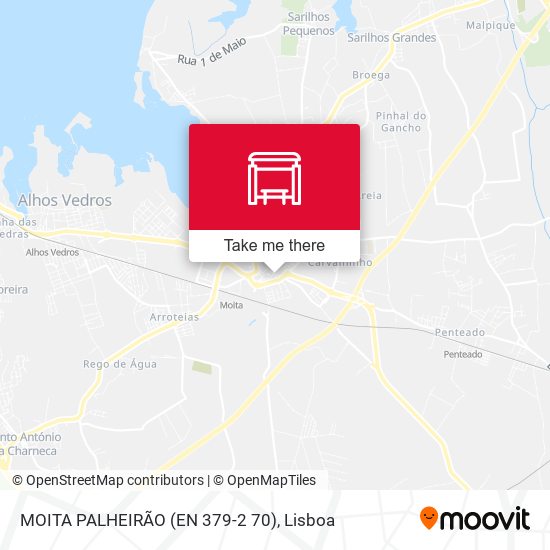 MOITA PALHEIRÃO (EN 379-2 70) mapa