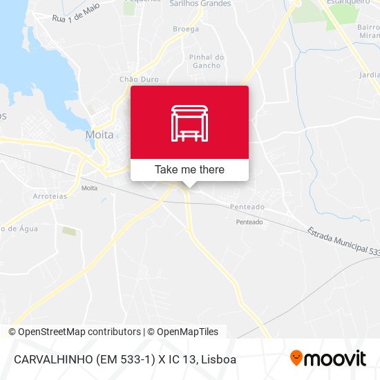CARVALHINHO (EM 533-1) X IC 13 map