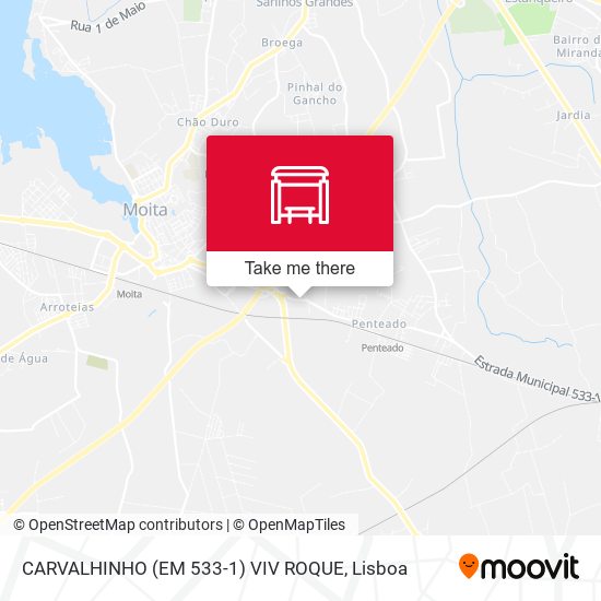 CARVALHINHO (EM 533-1) VIV ROQUE map