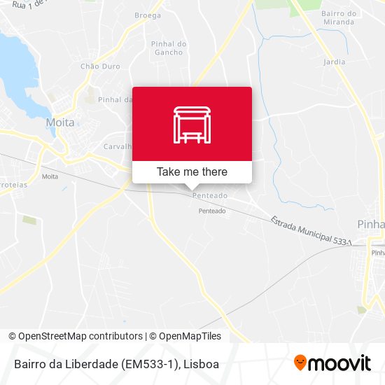 Bairro da Liberdade (EM533-1) map