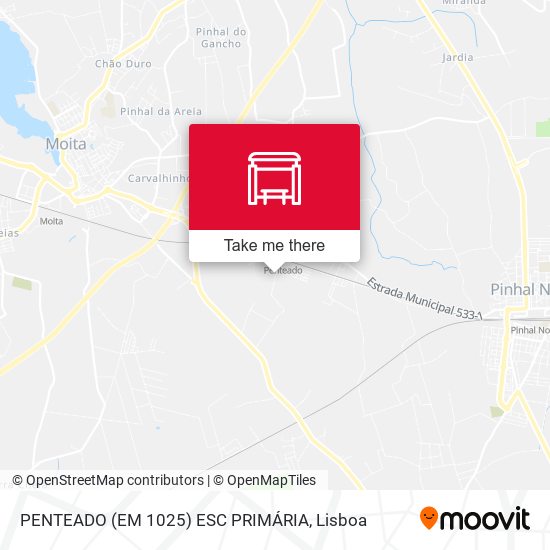 PENTEADO (EM 1025) ESC PRIMÁRIA map