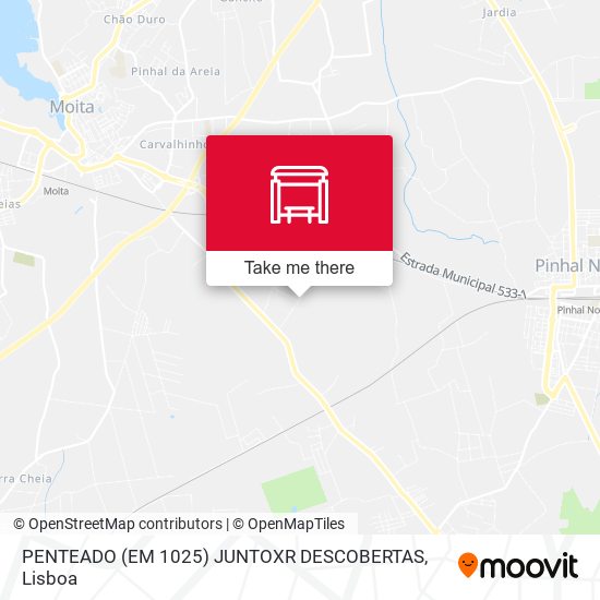 PENTEADO (EM 1025) JUNTOXR DESCOBERTAS map