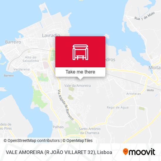 VALE AMOREIRA (R JOÃO VILLARET 32) mapa
