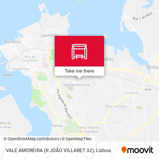 VALE AMOREIRA (R JOÃO VILLARET 32) mapa