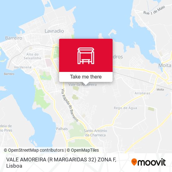 VALE AMOREIRA (R MARGARIDAS 32) ZONA F mapa