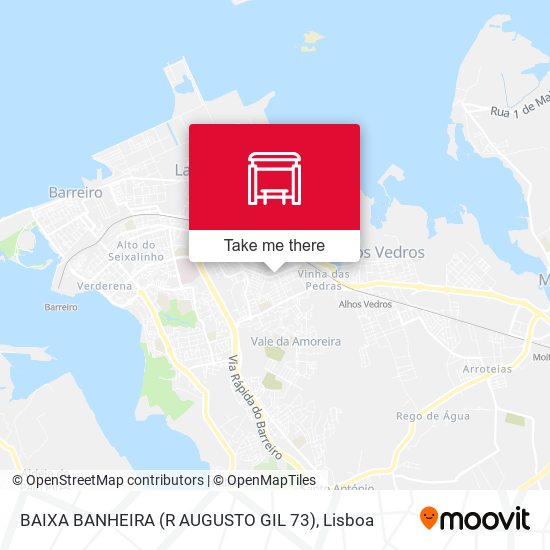 BAIXA BANHEIRA (R AUGUSTO GIL 73) map