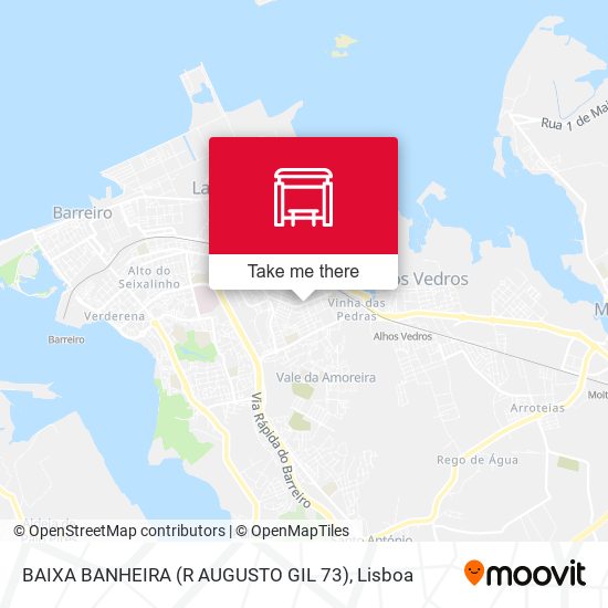 BAIXA BANHEIRA (R AUGUSTO GIL 73) map