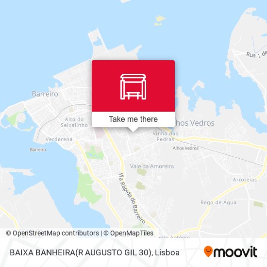 BAIXA BANHEIRA(R AUGUSTO GIL 30) mapa