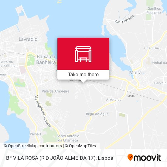 Bº VILA ROSA (R D JOÃO ALMEIDA 17) map
