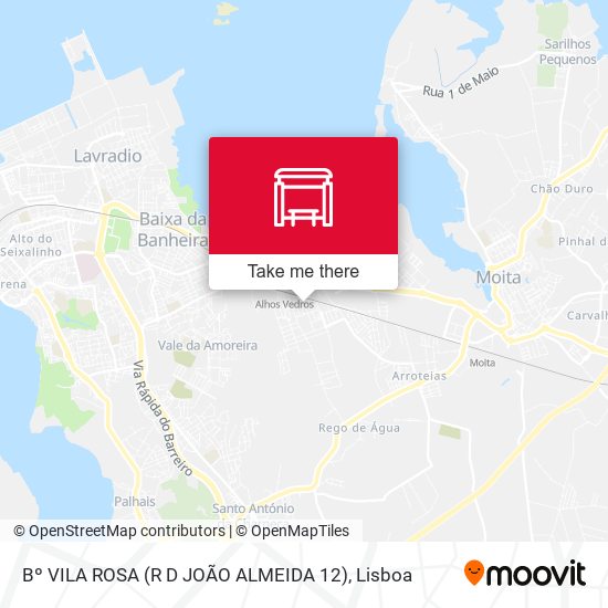 Bº VILA ROSA (R D JOÃO ALMEIDA 12) map