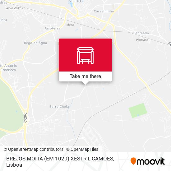 BREJOS MOITA (EM 1020) XESTR L CAMÕES map