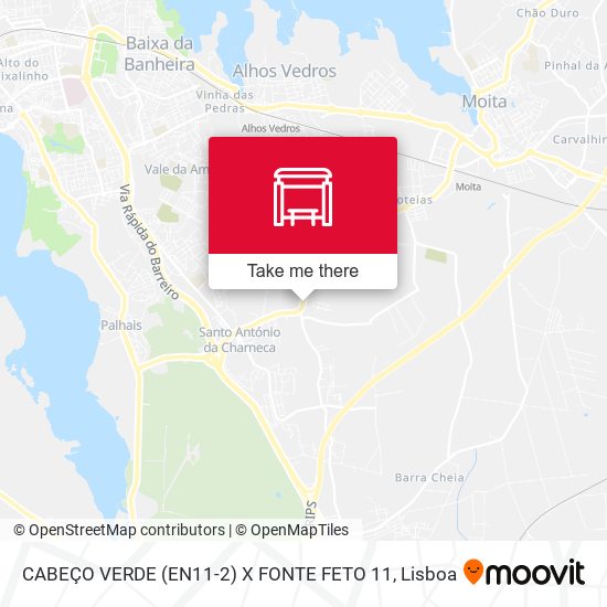 CABEÇO VERDE (EN11-2) X FONTE FETO 11 map