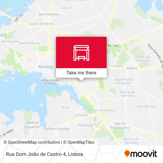 Rua Dom João de Castro 4 map