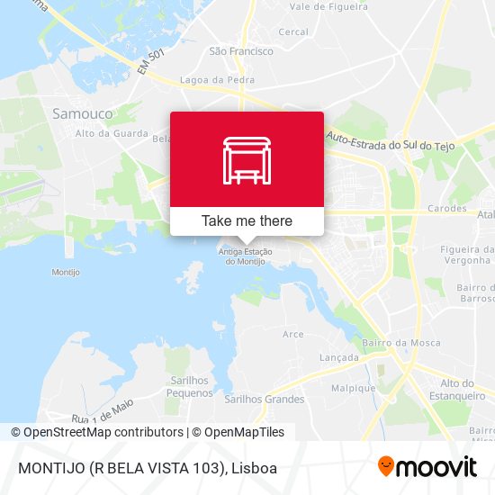 MONTIJO (R BELA VISTA 103) map