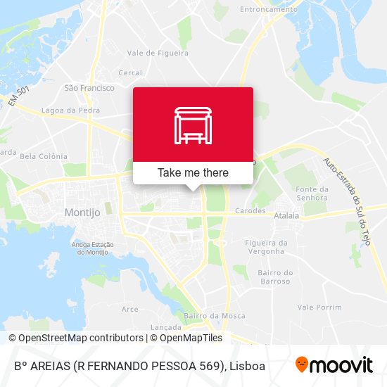 Bº AREIAS (R FERNANDO PESSOA 569) map