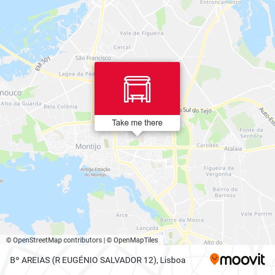 Bº AREIAS (R EUGÉNIO SALVADOR 12) mapa