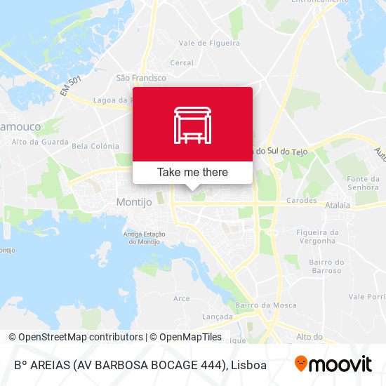 Bº AREIAS (AV BARBOSA BOCAGE 444) map