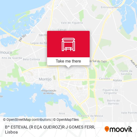 Bº ESTEVAL (R EÇA QUEIROZ)R J GOMES FERR map