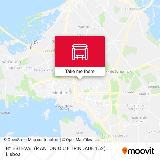 Bº ESTEVAL (R ANTONIO C F TRINDADE 152) map